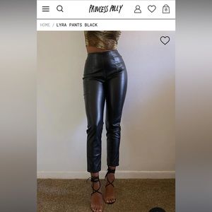 Princess Polly Leather Pants